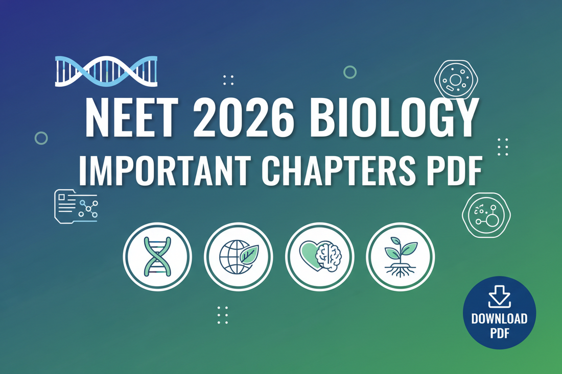 NEET 2026 biology important chapters PDF — NCERTGuides.in