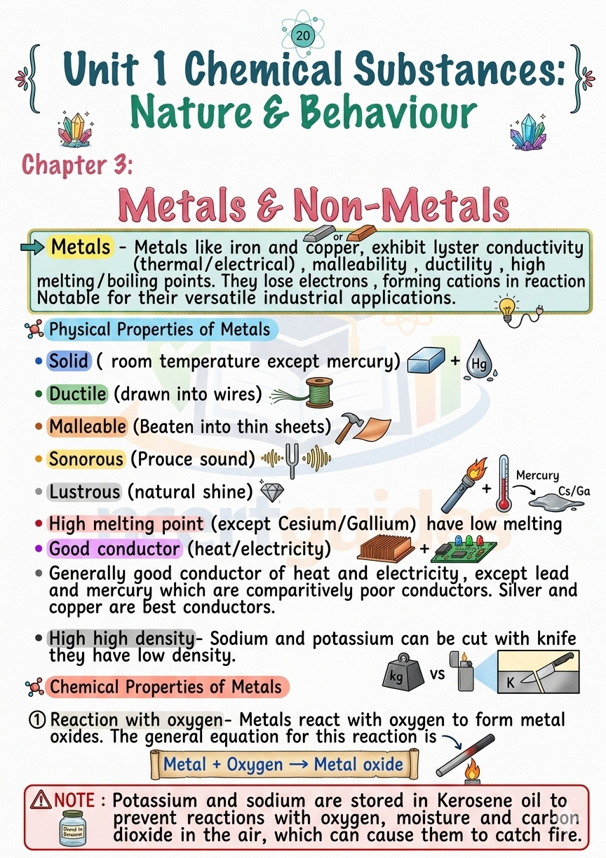 Science class 10 Formula Sheet / Book / Topper's Notes / Science Notes / 2026-2027 by NcertGuides.in