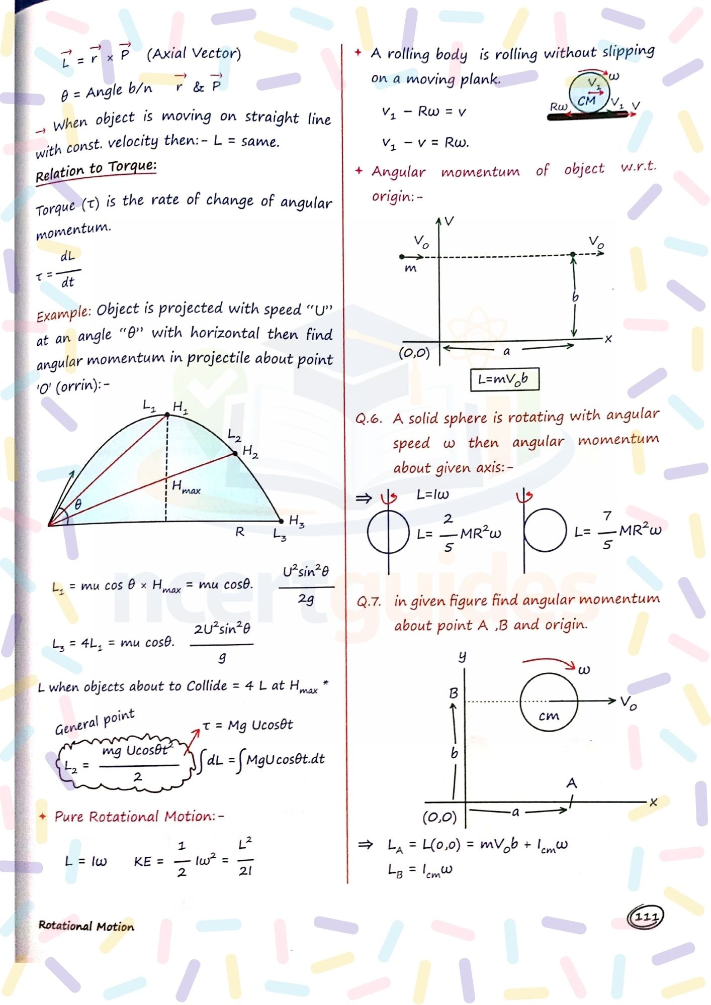 Class 11   (Biology + Physics + Chemistry)  Notes | Color Handwritten Notes PDF ||Ncert Guides