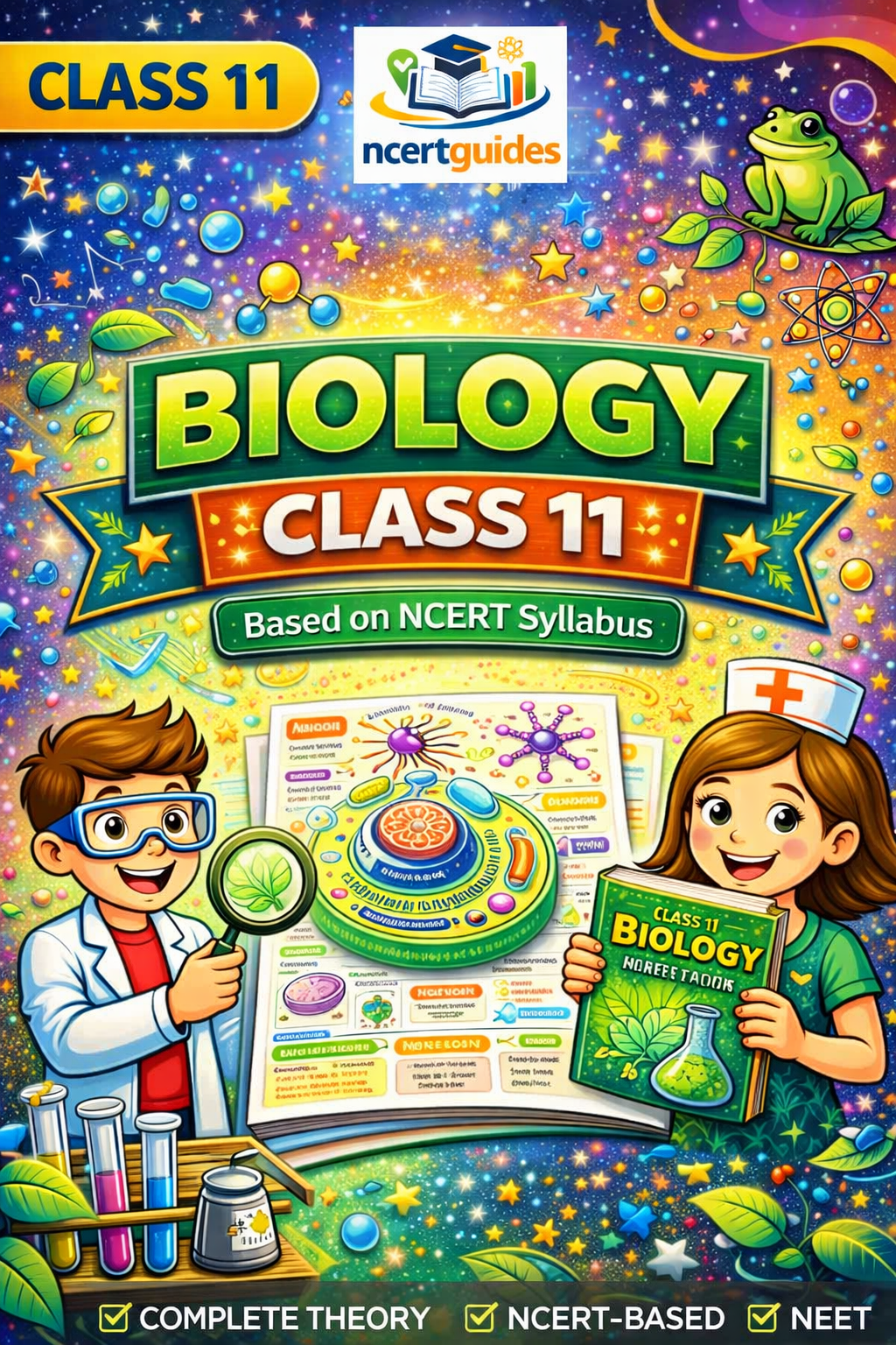 Class  11  Biology Notes | Color Handwritten Notes PDF ||Ncertguides