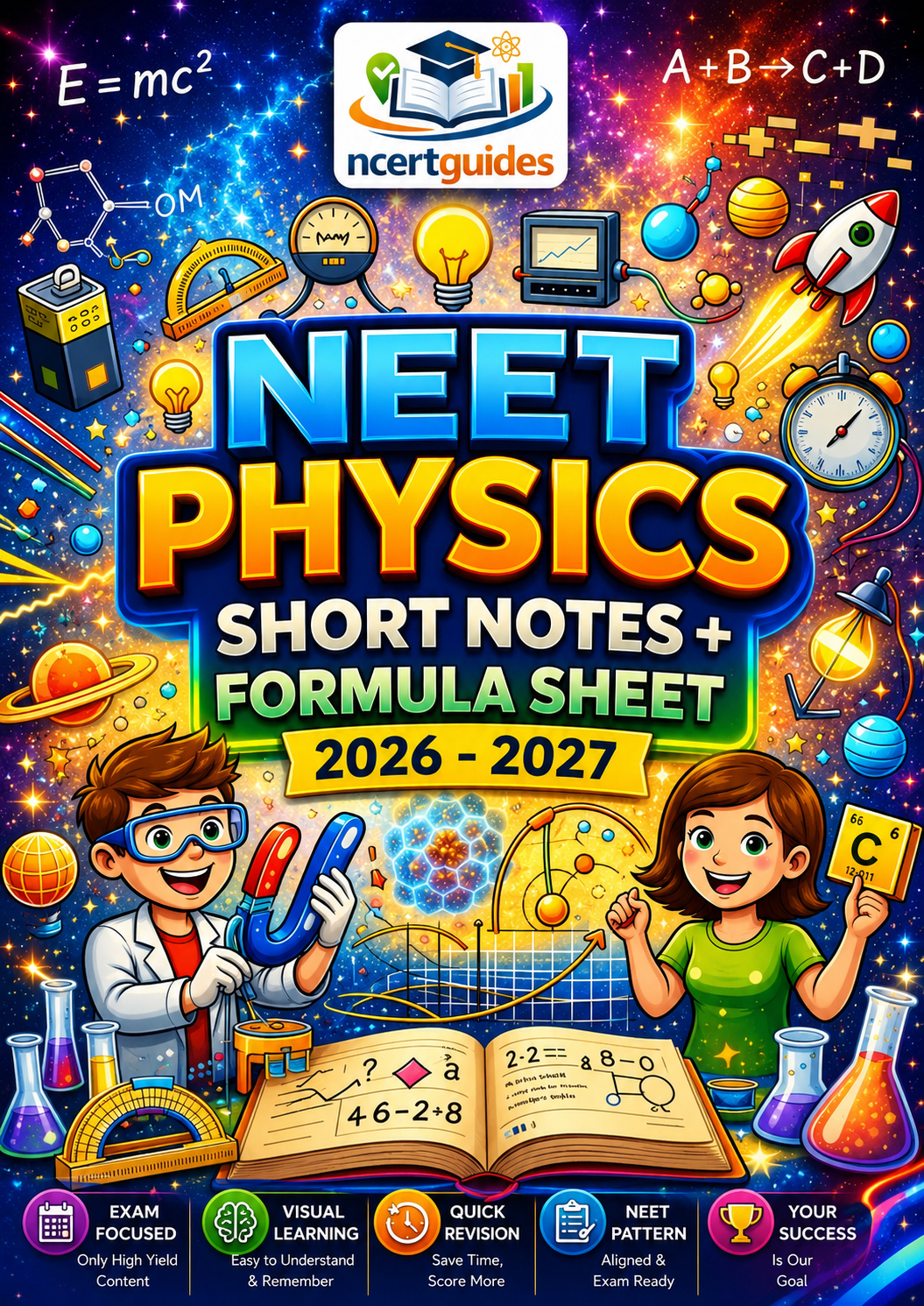 NEET Physics Master Notes +  Formula Sheet 2026 - 2027