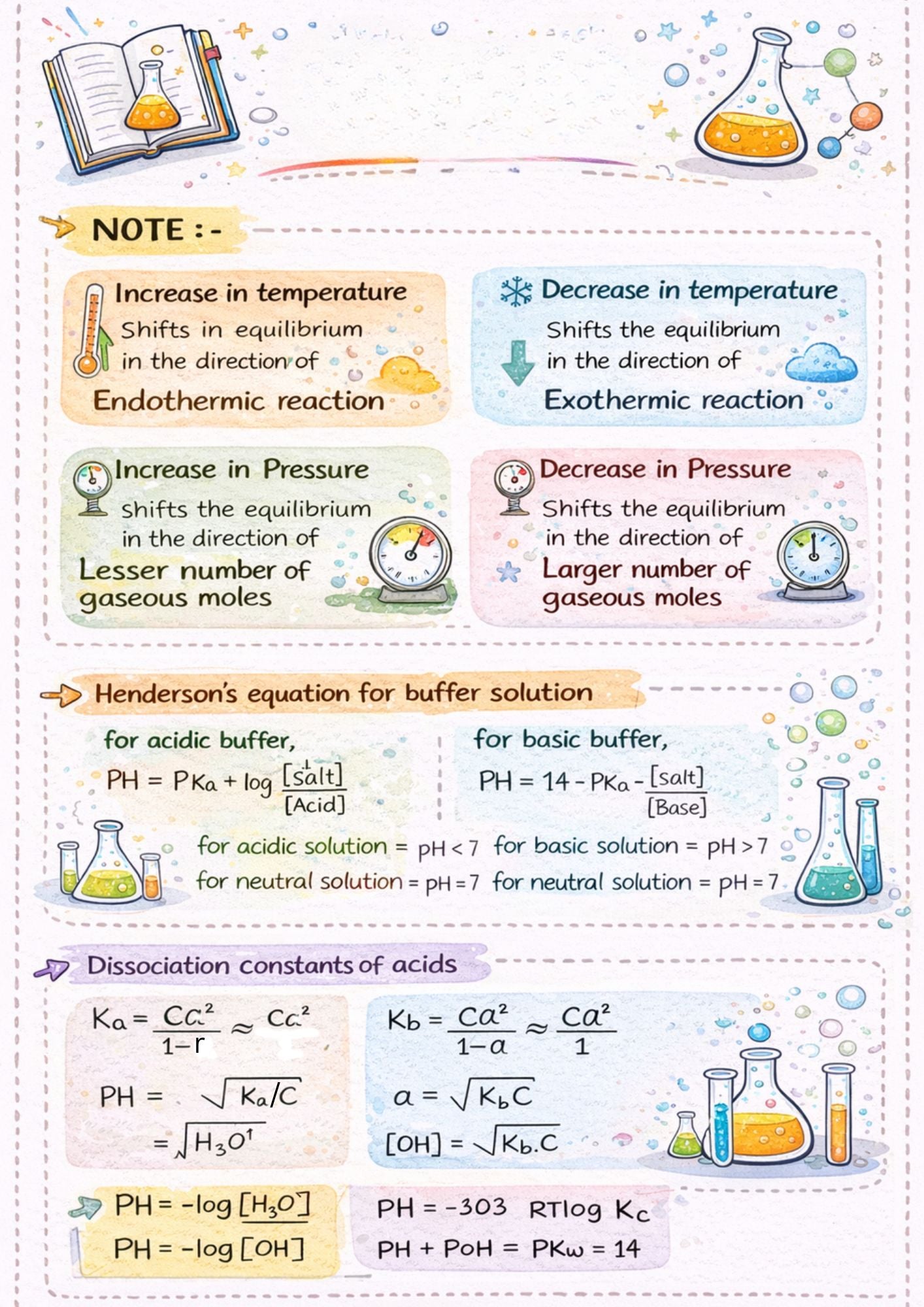 Class 11 + 12 Chemistry  Handwritten Short Notes PDF | Formula Sheet | NCERT Based