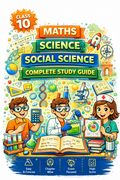 Class 10 Combo Math's + Science + SST  Formula Sheet / Book / Topper's Notes / Short Notes 2025-2026 Ncertguides.in