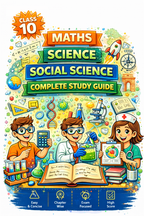 Class 10 Combo Math's + Science + SST  Formula Sheet / Book / Topper's Notes / Short Notes 2025-2026 Ncertguides.in